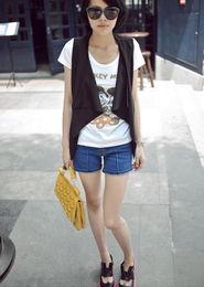 夏季马甲搭配图片,马甲搭配新潮流  第2张