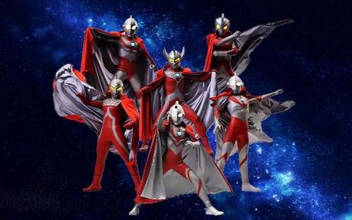 奥特曼兄弟图片,守护地球的英勇战士集结